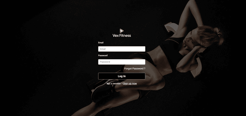 Vex-Fitness screenshot - Anshu Verma Project
